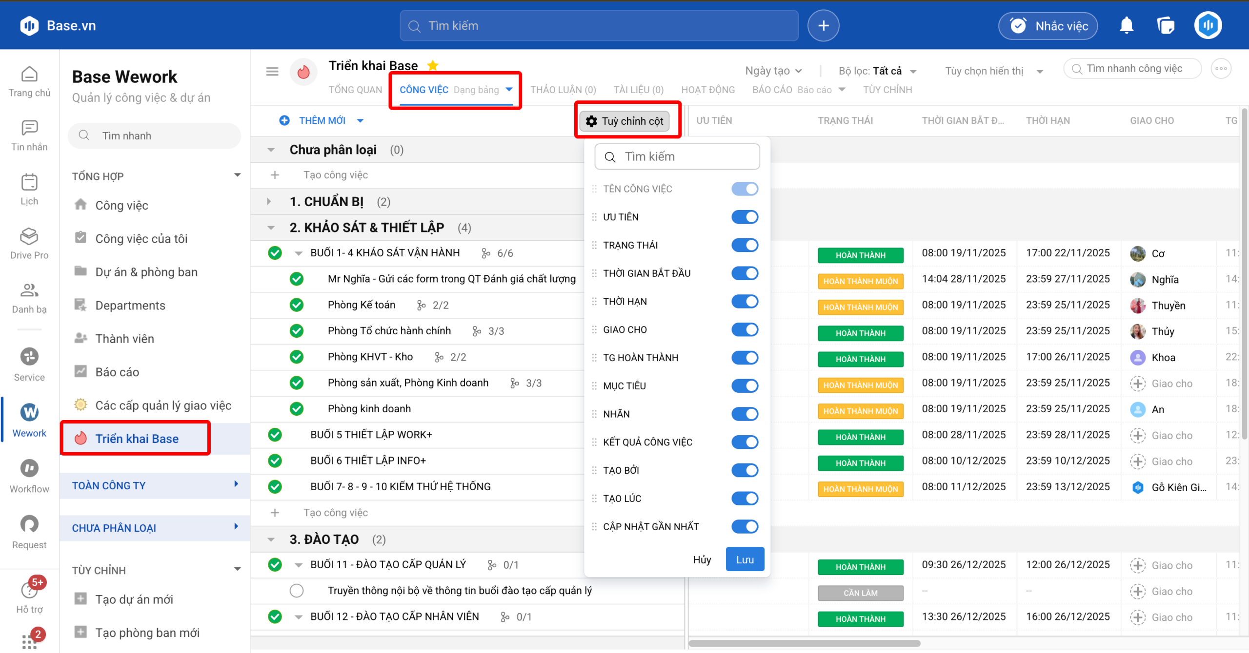Kiểm soát tiến độ đa chiều